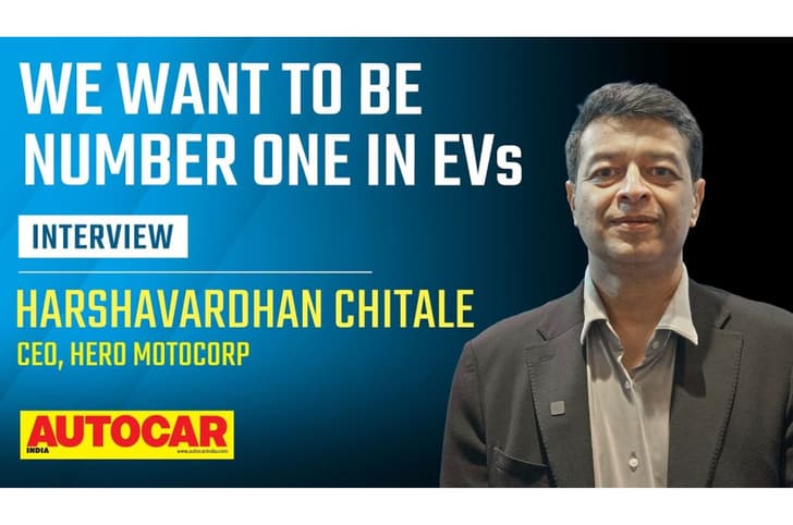Hero MotoCorp CEO Harshavardhan Chitale on Premium Ambition and EV Leadership Thumbnail showing a front profile of Hero MotoCorp CEO, Harshavardhan Chitale