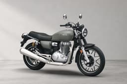 Inside render showing the Honda CB500 in Pearl Deep Ground Grey colour.