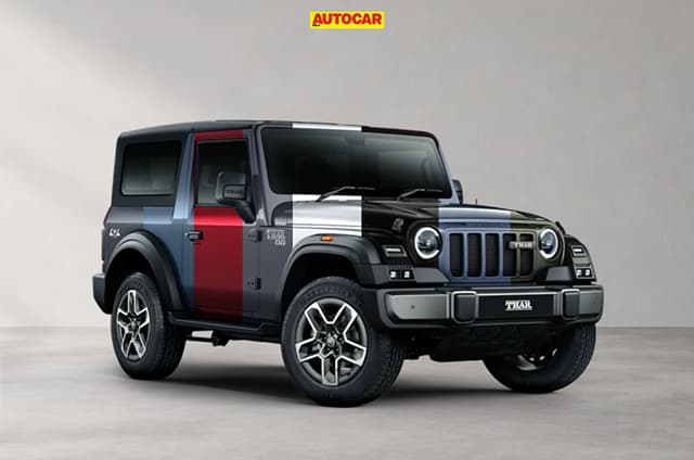 Mahindra Thar OG color options