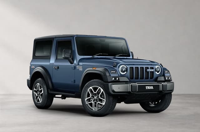 Mahindra Thar OG in Jeans Blue