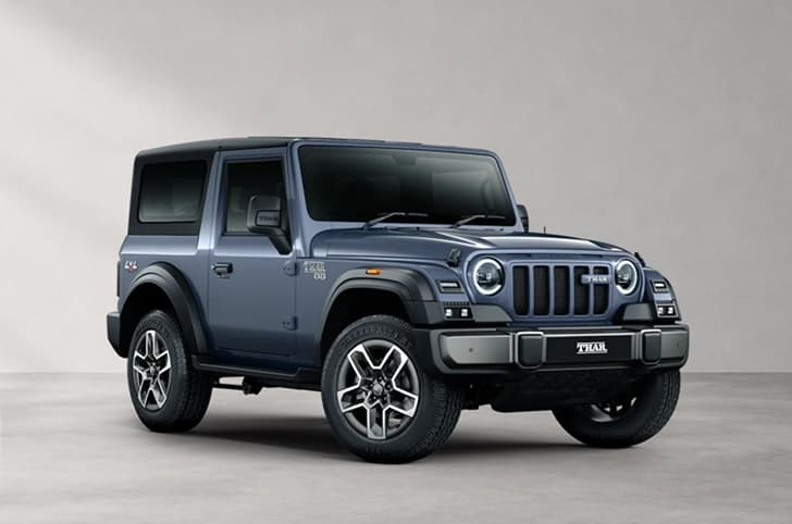 Mahindra Thar OG in Battleship Grey