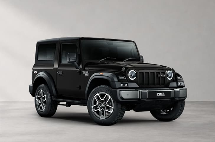 Mahindra Thar OG in Stealth Black