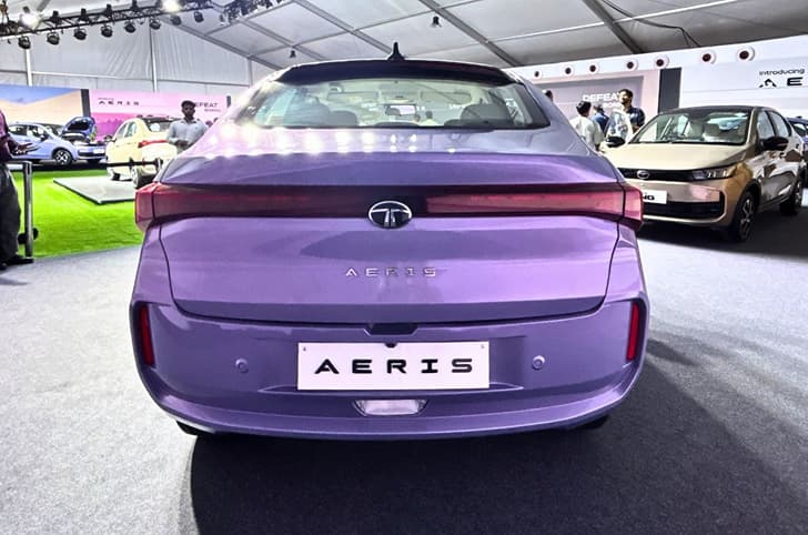 Tata Aeris rear profile static image