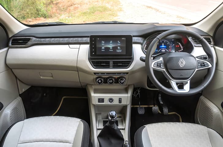 Renault Triber turbo interior