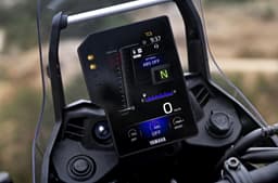 Detailed image of the instrument cluster