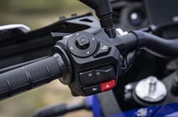 Detailed shot of the left switchgear
