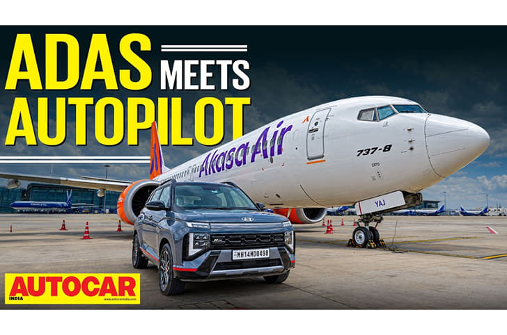 ADAS meets Autopilot ft. Hyundai Venue & Akasa Air Boeing 737 Max video Hyundai Venue & Akasa Air Boeing 737 Max
