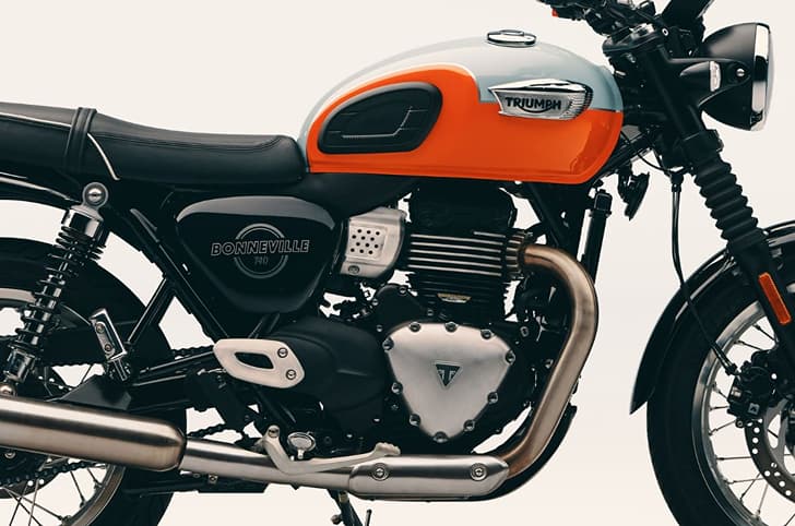 Triumph Bonneville T40/Bonneville T4's 349cc engine.