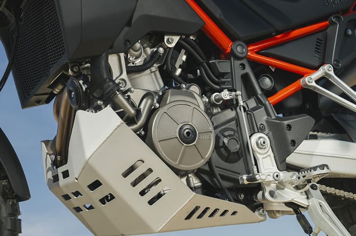 An outdoor closeup shot of the Rally bashplate