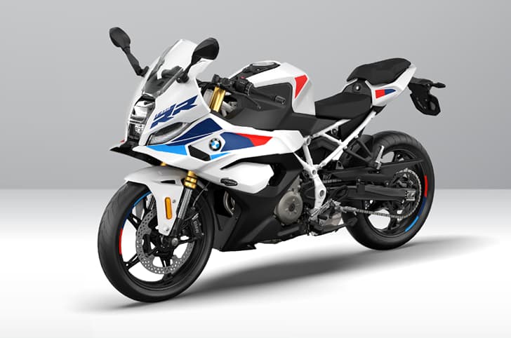 BMW F 450 RR in Snaefell white/M Motorsport colour.