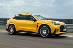 Mercedes-AMG GT SUV front quarter tracking
