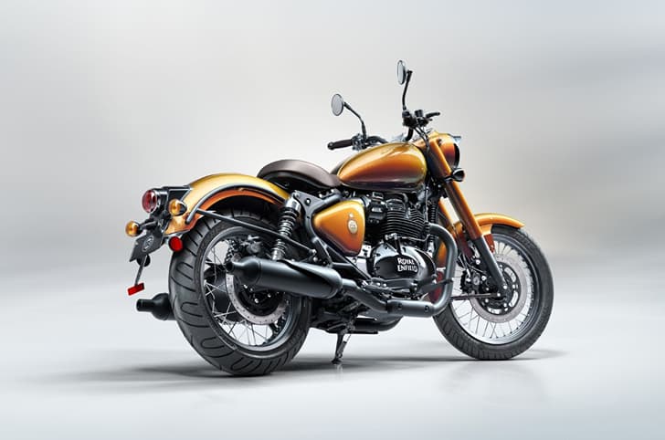 Royal Enfield Classic 650 Hypershift rear right profile.
