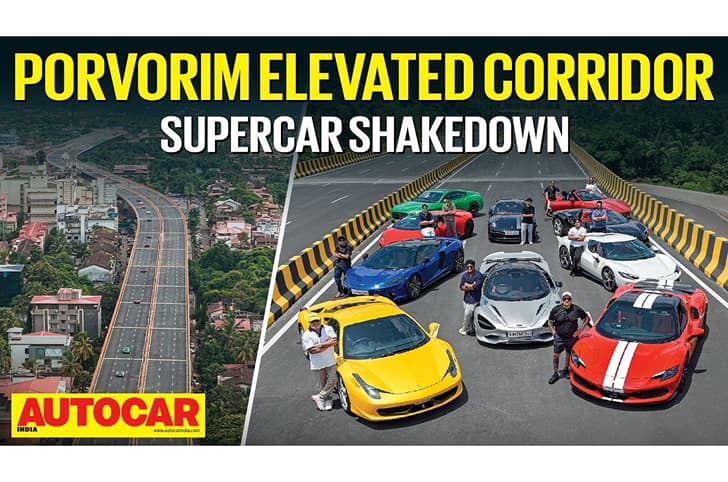 Supercars on Goa’s new Porvorim Elevated Corridor video Supercars on Goa’s new Porvorim Elevated Corridor video