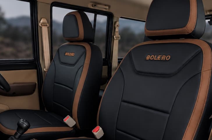 Mahindra Bolero Bold Edition Front Seats