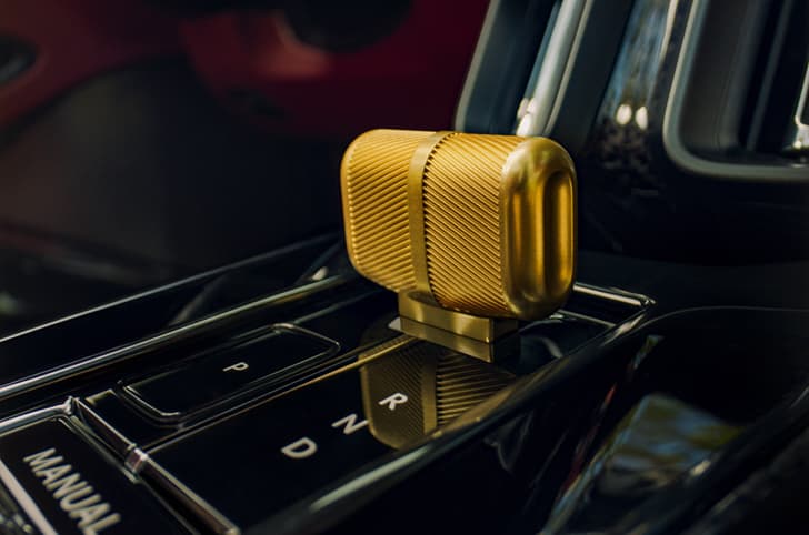 Aston Martin Valhalla Spider gear selector