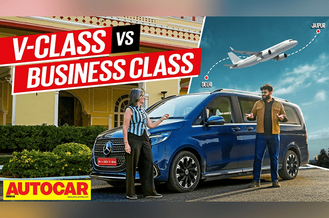 Mercedes-Benz V-Class or a plane - The better business class?