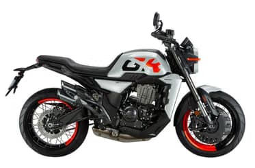 Zontes Gk350 Silver Orange color