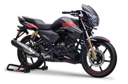 TVS Apache RTR 180 Gloss Black color