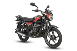 Bajaj CT 110X Ebony Black Red color Bajaj CT 110X Ebony Black Red color