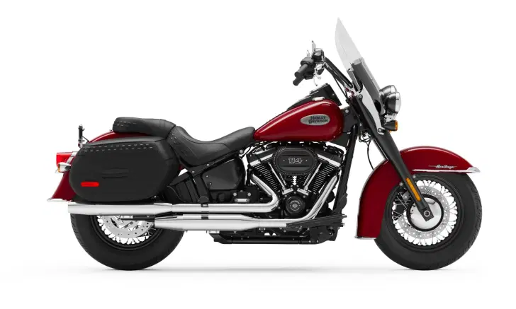 Harley Davidson Heritage Classic Red Rock/Vivid Black color Harley Davidson Heritage Classic Red Rock/Vivid Black color