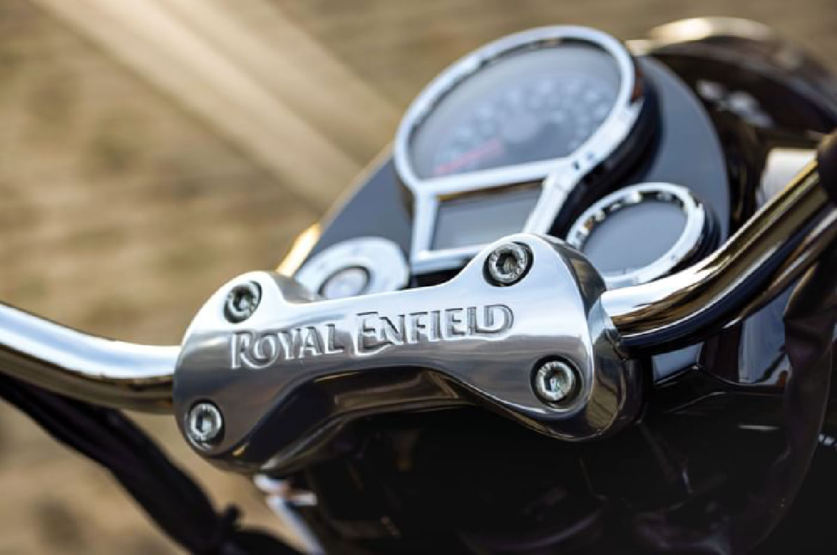 Royal Enfield chrome handlebar