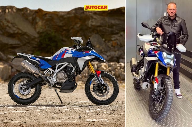 F 450 GS concept next to production-spec bike