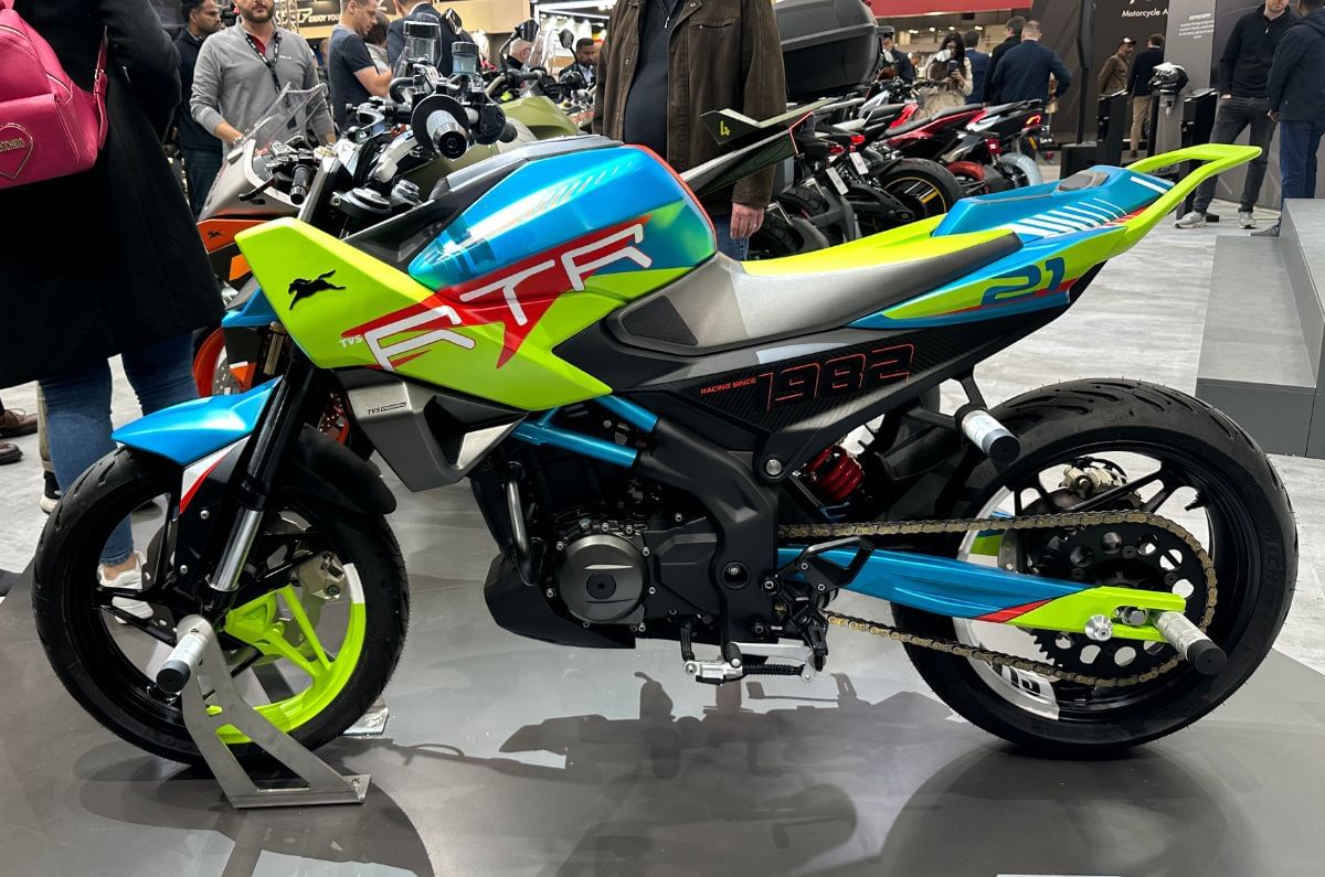 TVS naked concept at EICMA show