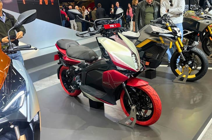 TVS X with 14-inch wheels unveiled at EICMA 2025
