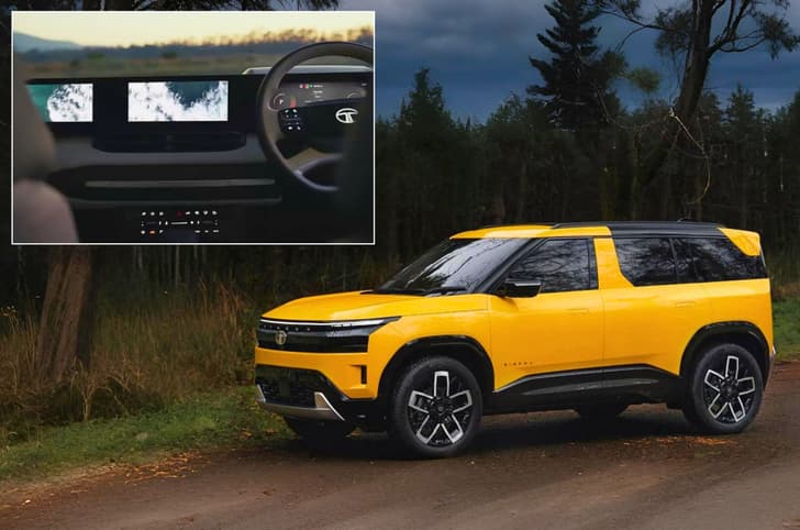Tata Sierra dashboard design teased