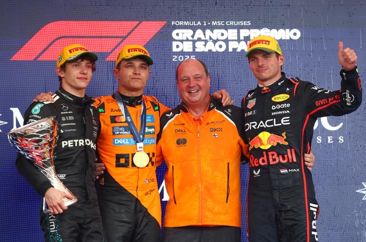 2025 F1 Brazil GP podium