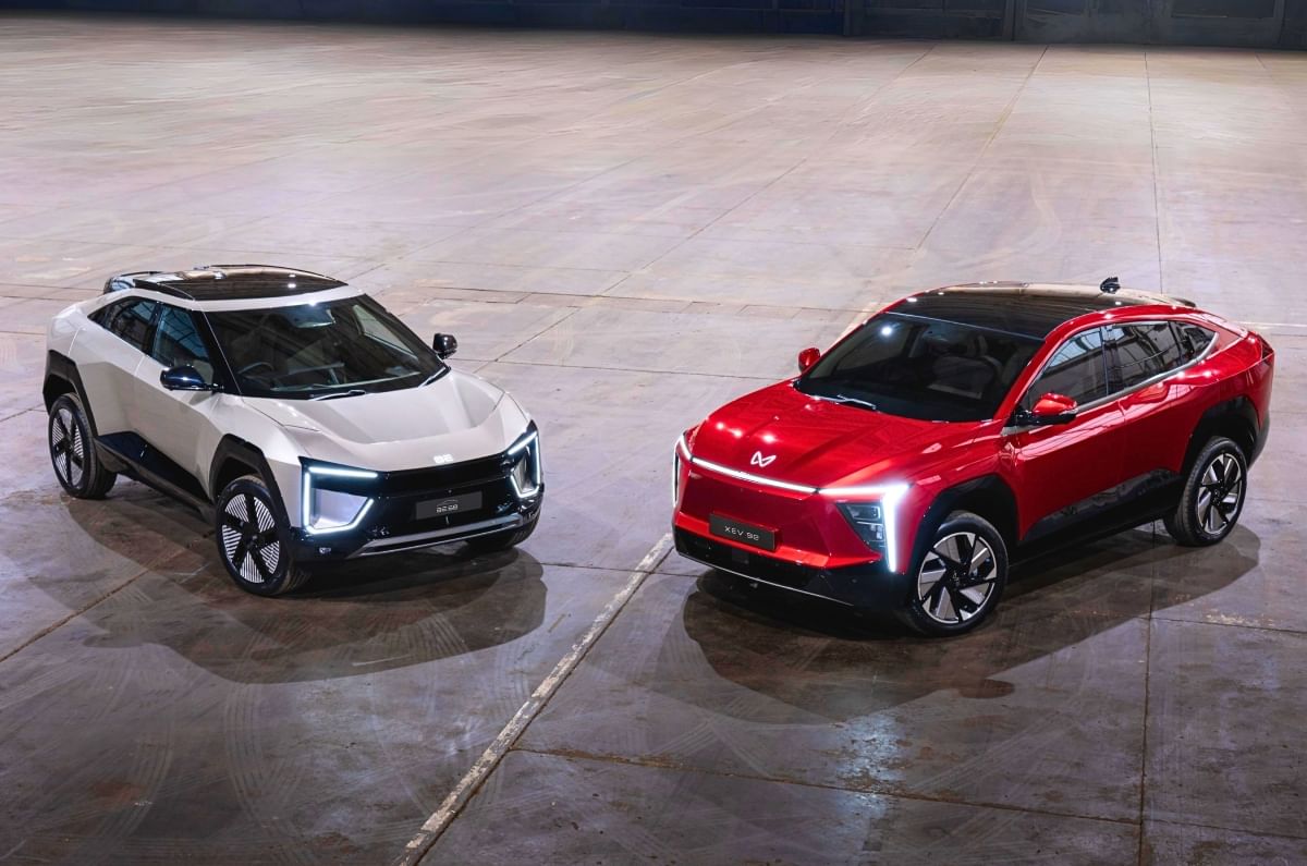 Mahindra BE 6 and XEV 9e front static