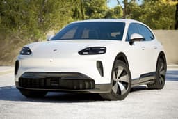 Porsche Cayenne Electric Carrara White Metallic color
