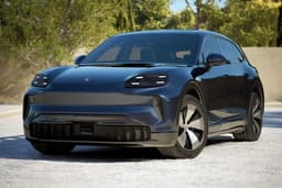 Porsche Cayenne Electric Algarve Blue Metallic color