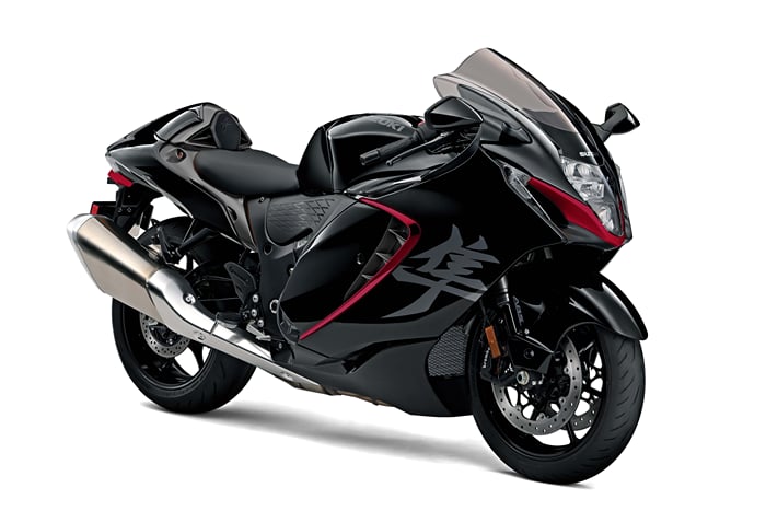 Studio image of Hayabusa on white background