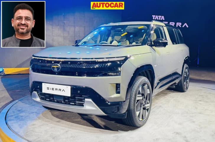 Tata Sierra Launch Vivek Srivatsa Tata CCO inset
