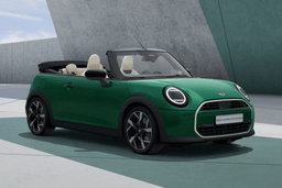 Mini Cooper Convertible British Racing Green color