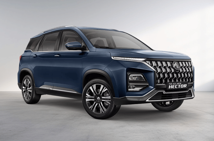 Mg Hector Celadon Blue color Mg Hector Celadon Blue color