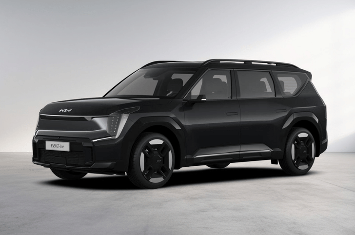 Kia Ev9 Aurora Black Pearl color Kia Ev9 Aurora Black Pearl color