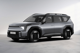 Kia Ev9 Pebble Gray color Kia Ev9 Pebble Gray color