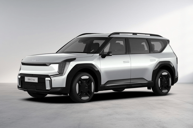 Kia Ev9 Snow White Pearl Color Image