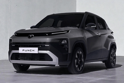 Tata Punch Facelift Daytona Grey color