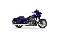 Harley Davidson Cvo Street Glide Blue Streak color
