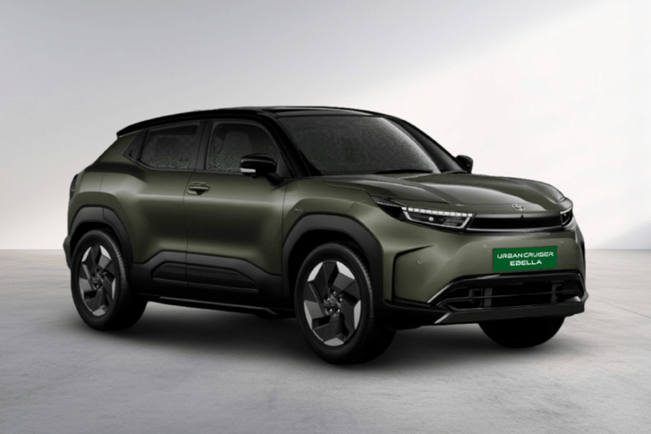 Toyota Urban Cruiser Ebella Land Breeze Green Dual Tone color