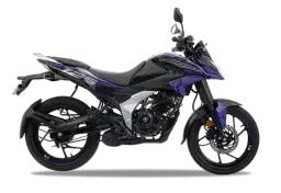 Bajaj Pulsar N125 Ebony Black & Purple Fury color Bajaj Pulsar N125 Ebony Black & Purple Fury color