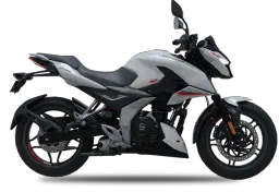 Bajaj Pulsar N160 Pearl Metallic White color