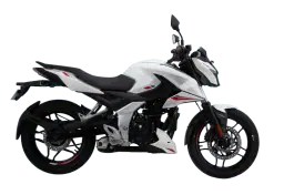 Bajaj Pulsar N160 Pearl Metallic white & Silver color