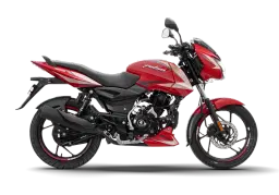 Bajaj Pulsar 125 Racing Red Tan Beige color Bajaj Pulsar 125 Racing Red Tan Beige color