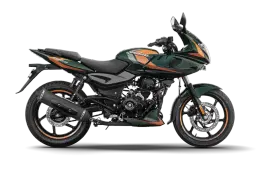 Bajaj Pulsar 220f Green Light Copper color Bajaj Pulsar 220f Green Light Copper color