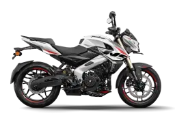 Bajaj Pulsar Ns400z Pearl Metallic White color