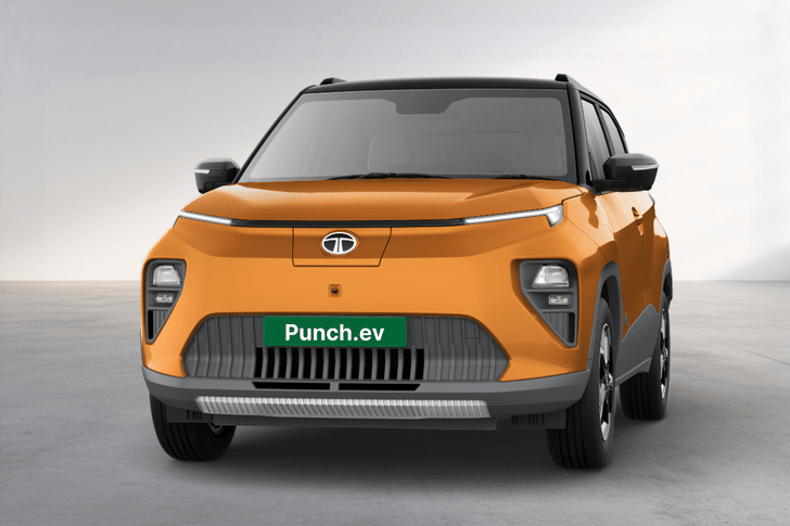 Tata Punch Ev Caramel color Tata Punch Ev Caramel color